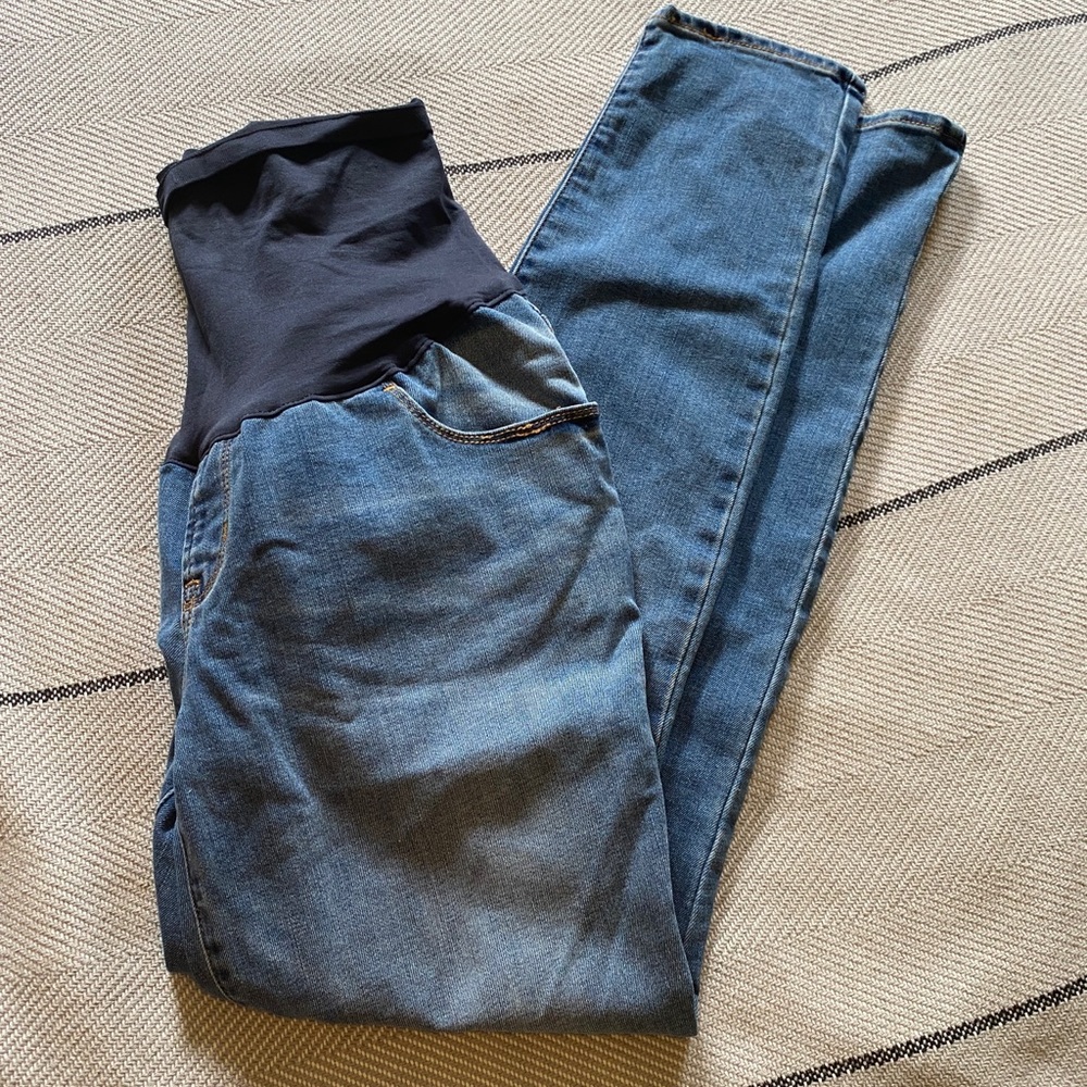 Old Navy Skinny Full Panel Maternity Jeans size 12